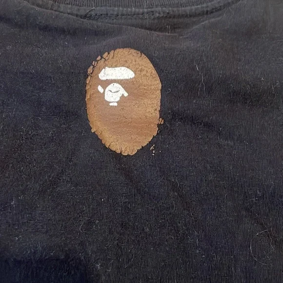 Bape Black Graphic T-Shirt - Picture 6 of 7